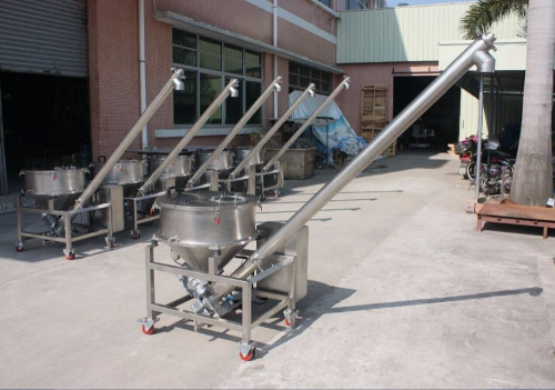 TOP Y Food Flour Powder Grain Flexible Stainless Steel Screw Conveyor