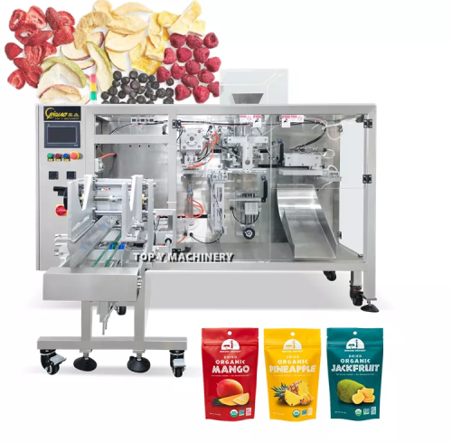 TOP Y Horizontal Premade Stand up Bag Packing Machine Granule Food Freeze Dried Fruit Doypack Pouch Packaging Machine