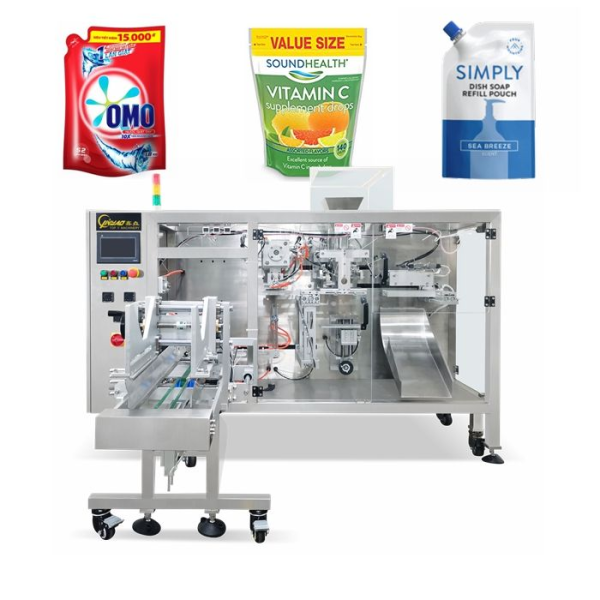 Automatic Doypack Stand up Bag Filling Machine | Oil Packaging Machine | Sauce Pouch Packing Machine