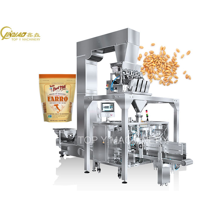 almond kernel and macadamia zipper pouch packaging machine