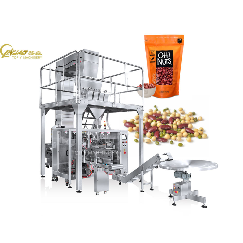Fully Automatic Food Filling Beans Packing Machine Sugar Salt Pouch Packing Machine Doypack Bag Packing Machine