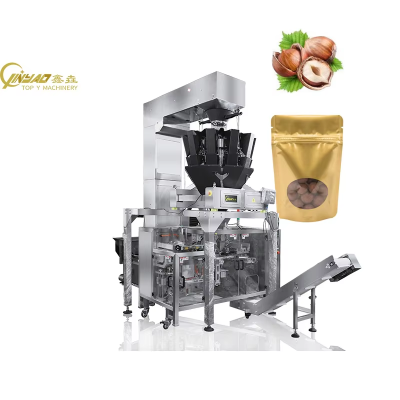 Automatic Premade Bag Hazelnuts Packaging Machine Snacks Doypack Filling Nuts Packing Machine