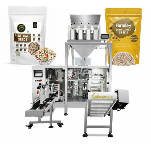 Horizontal High Speed Sunflower Seeds Doypack Pouch Filling Machine Melon Seeds Zipper Bag Packaging Machine