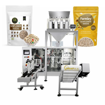 Horizontal High Speed Sunflower Seeds Doypack Pouch Filling Machine Melon Seeds Zipper Bag Packaging Machine