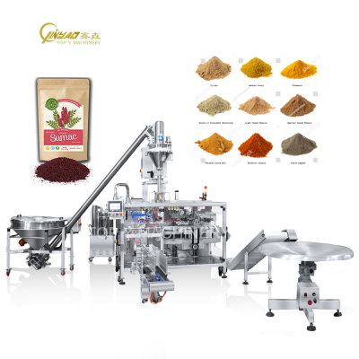 Factory Price Doypack Packing Powder Pouch Filling Machine Zipper Premade Pouch Packaging Machine