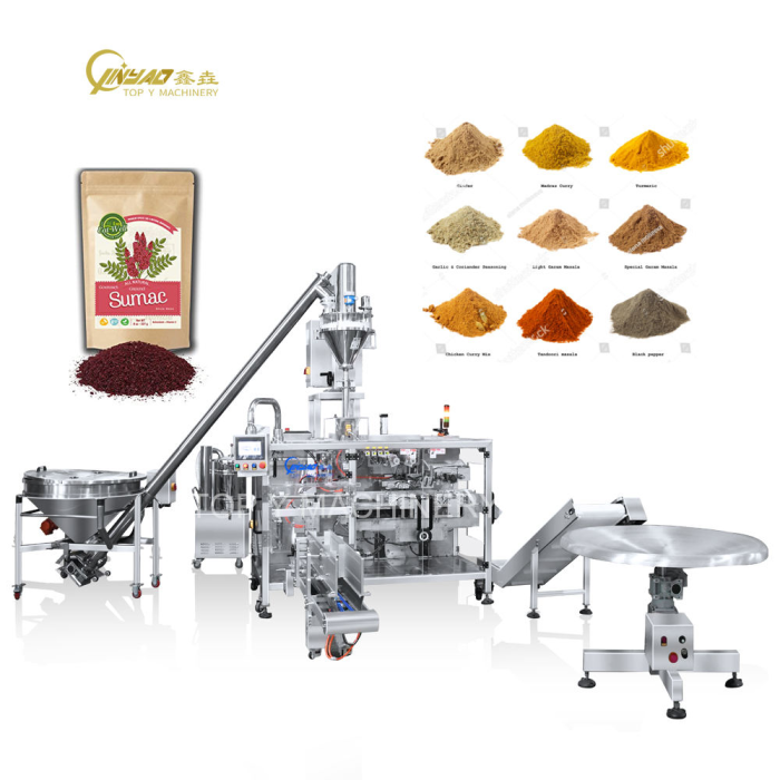 Factory Price Doypack Packing Powder Pouch Filling Machine Zipper Premade Pouch Packaging Machine