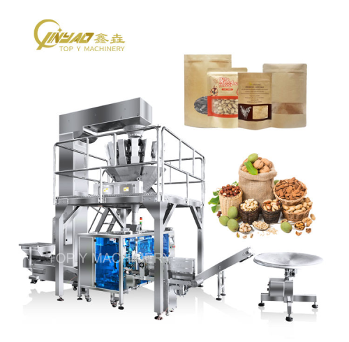 Automatic Almond Dry Fruit Doypack Packing Machine Premade Bag Peanuts Walnut Cashew Pistachio Nut Dried Fruit Packaging Machine