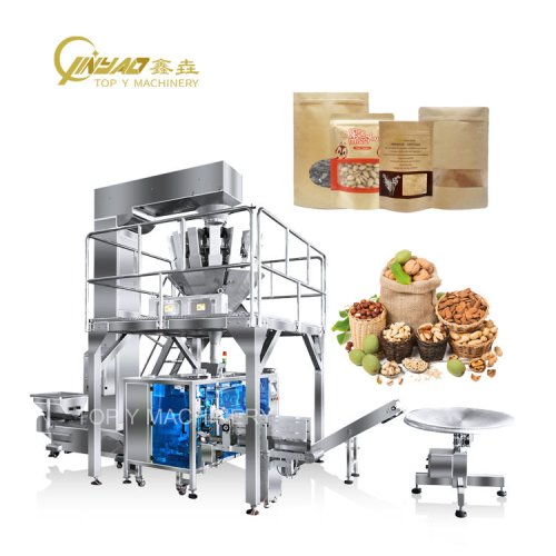 Automatic Almond Dry Fruit Doypack Packing Machine Premade Bag Peanuts Walnut Cashew Pistachio Nut Dried Fruit Packaging Machine