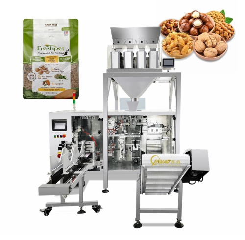Automatic Doypack Filling Zipper Stand up Bag Packing Machine for Granule Dry Food Nut Coffee Bean Seed