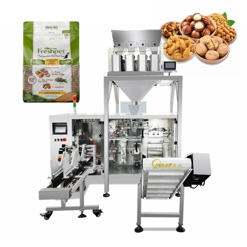 Automatic Doypack Filling Zipper Stand up Bag Packing Machine for Granule Dry Food Nut Coffee Bean Seed