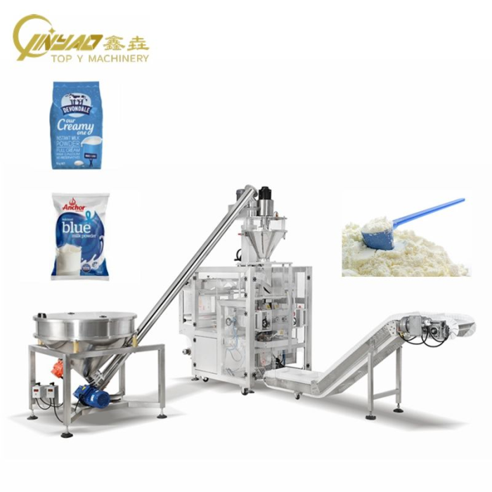 Automatic VFFS Milk Powder Apparel Food Pillow Bag Vertical Form Fill Seal Packing Machine