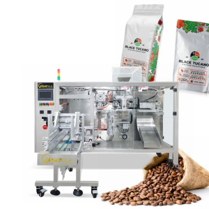 Coffee Bean Packing Machine丨Horizontal Packaging Machinery 丨1kg 2kg 2.5kg  Roasted coffee beans丨Aluminum Foil Coffee Beans