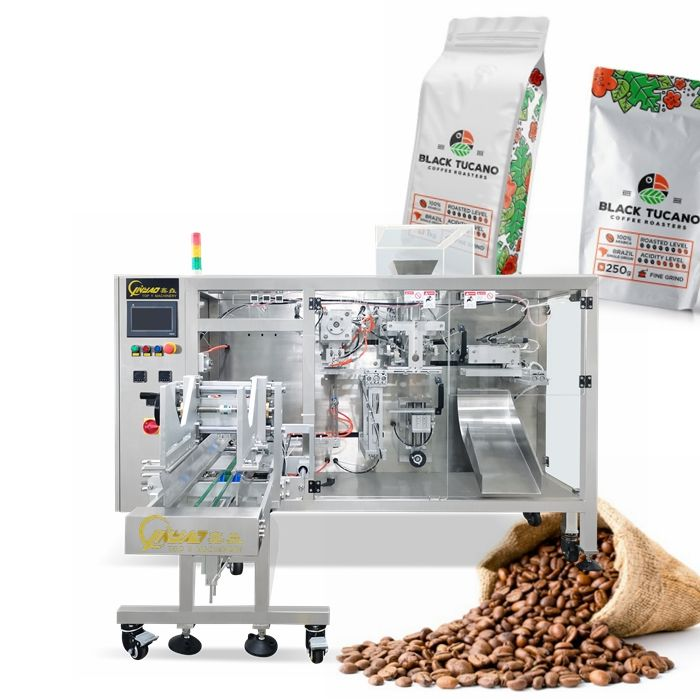 Automatic Horizontal 1kg 2kg 5kg Pouch Packaging Machinery Aluminum Foil Bag Rice Coffee Bean Packing Machine