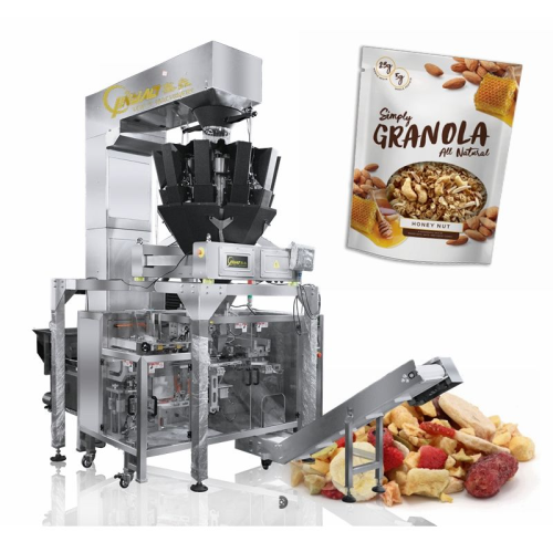 Automatic Nuts Pouch Doypack Multihead Weigher Premade Bag Granule Packing Zipper Pouch Packaging Machines