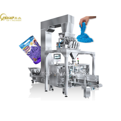 Top Y Automatic Sand Linear Doypack Packing Machine Premade Pouch Magic Sand Horizontal Packing Machine