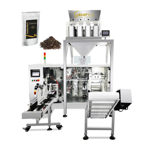 TOP Y Automatic Premade Zipper Bag Linear Weigher Tea Herb Hemp Dried Flowers Horizontal Packaging Machine