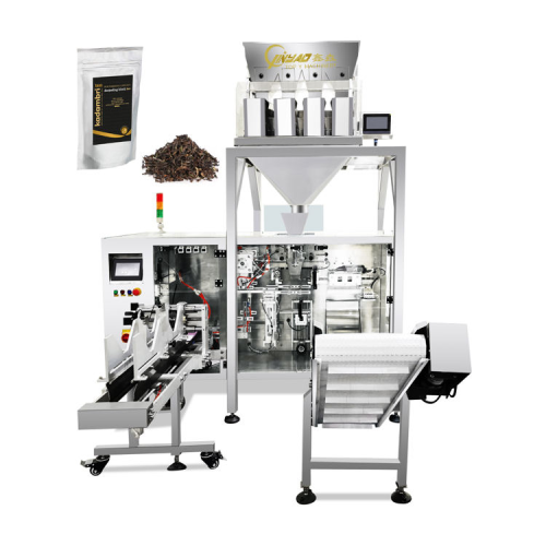 TOP Y Automatic Premade Zipper Bag Linear Weigher Tea Herb Hemp Dried Flowers Horizontal Packaging Machine