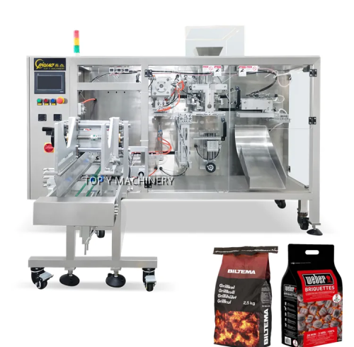 TOP Y Automatic Charcoal Packaging Machine Doypack Horizontal Premade Stand up Pouch Packing Machine