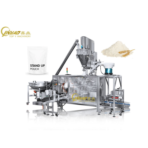 Automatic 200g 500g Instant Dry Yeast Powder Standup Pouch Premade Bag Zipper Bag Doypack Packing Machine