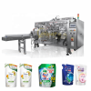 Automatic Premade Bag Laundry Liquid Detergent Fabric Softener Filling Spout Stand up Pouch Packing Machine