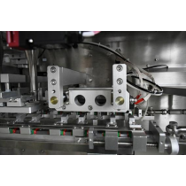 High Speed Prune Juice Premade Pouch Duplex Horizontal Packaging Machine with Servo Motor Control Match Liquid Pump