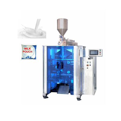 Vertical Automatic Apple Orange Juice Cow Milk Pouch Plastic Bag Liquid Filling Packing Machine
