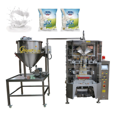 Automatic Vertical Weighing Packaging Filling Honey Liquid Fresh Milk Bag Yogurt Packing Machine