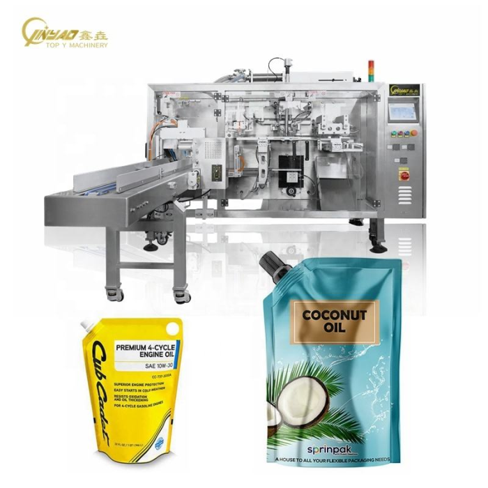 1kg 1 Liter Premade Standing Pouch Oil Filling Edible Oil Olive Sunflower Coconut Mustard Oil Packing Machine