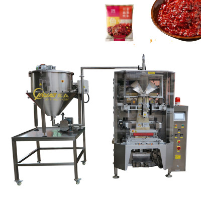 Fully Automatic Chili Sauce Paste Liquid Plastic Bag Forming Filling Sealing Packaging Machines