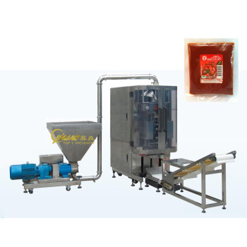 5kg Paste Packing Machine Mayonnaise Mustard Sauce Airless Bag Filling and Sealing Packing Machine