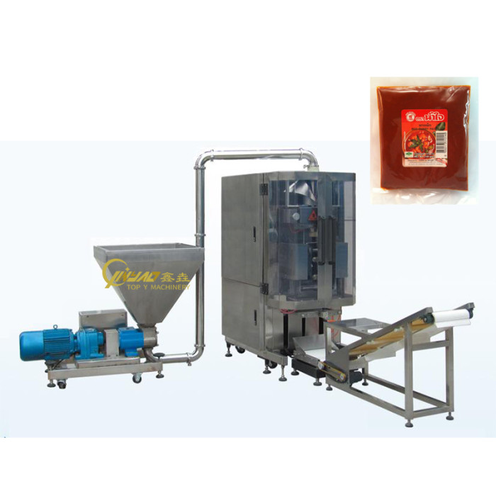 5kg Paste Packing Machine Mayonnaise Mustard Sauce Airless Bag Filling and Sealing Packing Machine