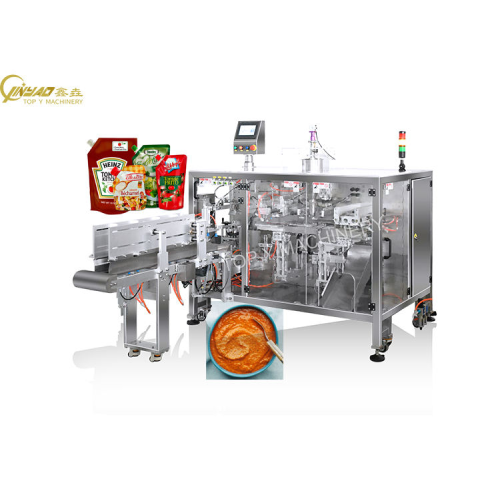 Automatic Juice Jam Liquid Chocolate Sauce Premade Bag Doypack Packing Machine Pouch Sauce Liquid Filling Machine
