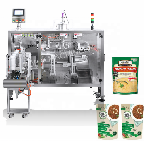 Automatic Pouch Pre-Made Soup Meal Rice Meat Packaging Machine with Filling Function