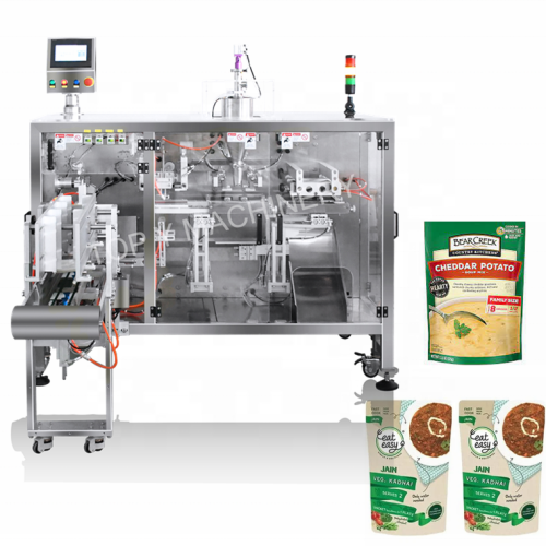 Automatic Pouch Pre-Made Soup Meal Rice Meat Packaging Machine with Filling Function