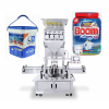 Automatic Laundry Detergent Powder Bottle Packaging Machine Glass and Metal Jar Filling Packing