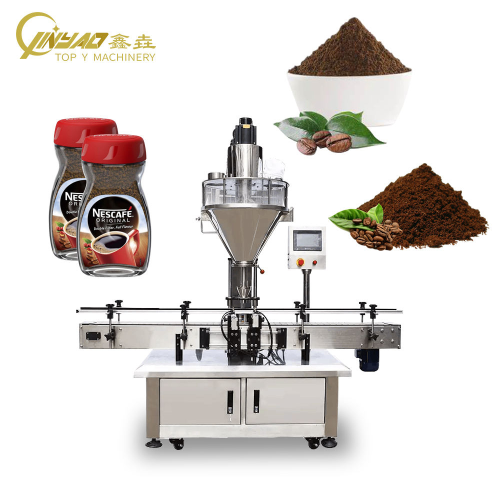 Electric Automatic Dry Powder Flour Milk Cocoa Coffee Spice Jar Bottle Filling Machine