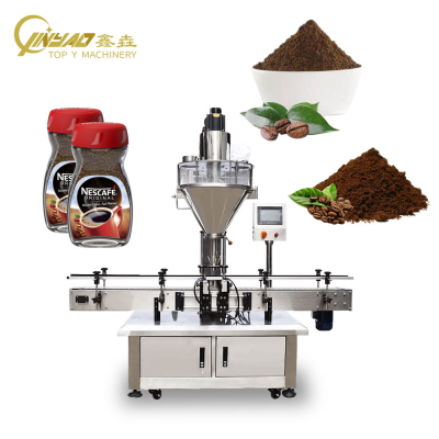 Electric Automatic Dry Powder Flour Milk Cocoa Coffee Spice Jar Bottle Filling Machine