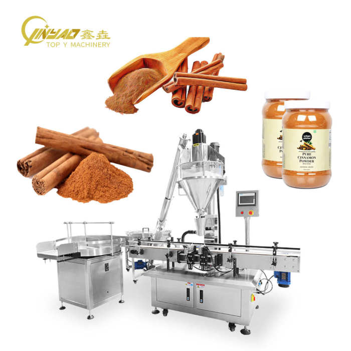 Automatic Dosing Small Bottle Jar Starch Milk Coffee Flour Powder Auger Weighing and Filling Machine
