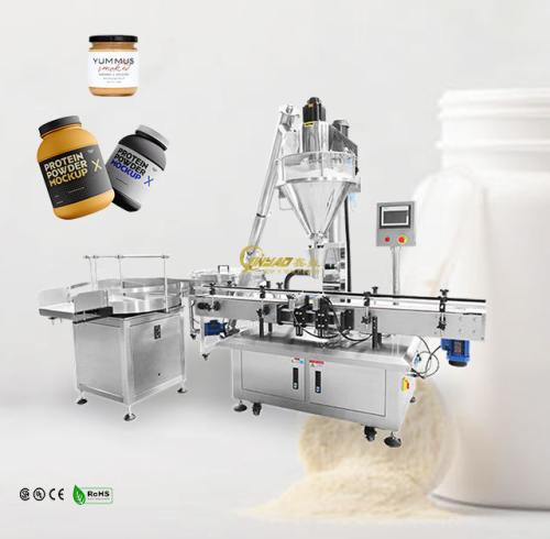 TOP Y Automatic Electric Powered Plastic and Glass Bottle Packing Coffee Jar Filling Sealing Machine