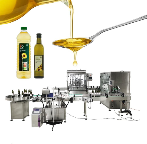 High Speed Cosmetic Cream Mobil Olive Palm Lube Coconut Vegetable Sunflower Oil Bottle Filling Machine