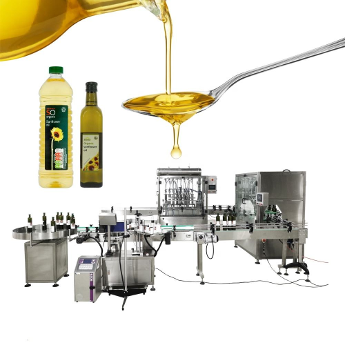High Speed Cosmetic Cream Mobil Olive Palm Lube Coconut Vegetable Sunflower Oil Bottle Filling Machine