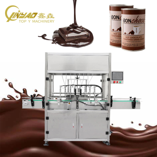 Customization Automatic 6/8/12 Heads Plastic Bottle Chocolate Spread Jam Jar Hot Liquid Filling Machine