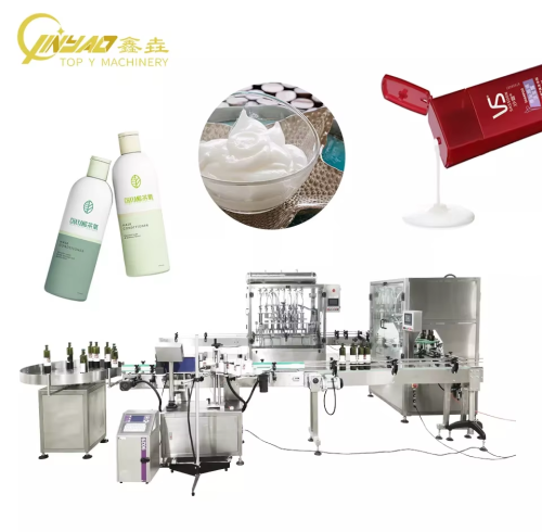 100 to 1000ml 8 Heads Filler Automatic Cream Paste Liquid Bottle Filling Machine