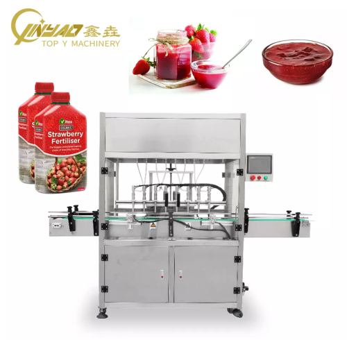 Automatic Food Oil Honey Jam Chilli Sauce Mayonnaise Vinegar Tomato Sesame Paste Ketchup Bottle Filling Machine