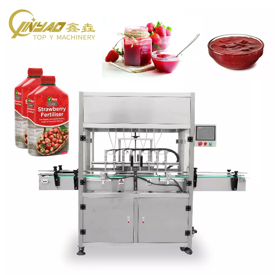 Automatic Food Oil Filling Machine for Honey, Jam and Vinegar Bottles