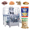 Granule Jerky Meat Beef Pork Shredded Squid Dried Fish Premade Pouch Rotary Packing Machine
