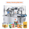 Automatic Rotary Packing Machine Standup Zipper Pouch Doypack Powder Filling Rotary Packing Machine