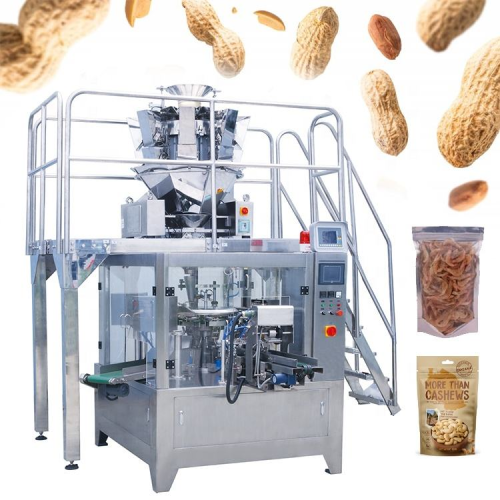 Multi Filling peanuts Groundnuts Granular Nut Dried Shrimp Stand-up Pouch Packaging Machine