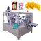 Irregular Shaped Pouch Fruit Pulp Seasoning Red Oil Whipped Cream heinz Paste Rotary Packing Machine