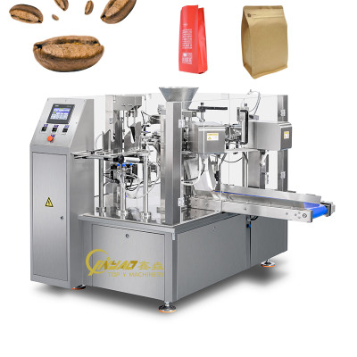 Automatic Premade Bag Doypack Packaging Machine Rotary Stand up Pouch Coffee Bean Packing Machine